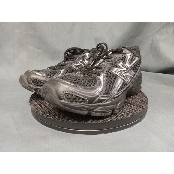 New Balance 740 Bungee Lace Sneakers PZ740BM Black Grey Kids Size 1 NEW NO BOX! - Picture 4 of 11